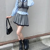 ニットプリーツスカート