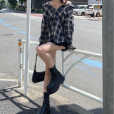 3wayチェックシャツ