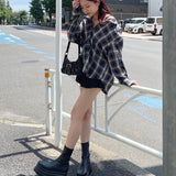 3wayチェックシャツ