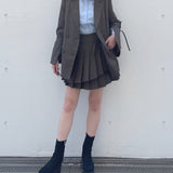 ダブルプリーツスカート