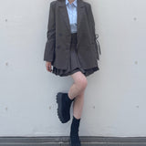 ダブルプリーツスカート