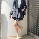 ダブルプリーツスカート