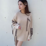 【予約商品 10月上旬お届け】ステッチニットワンピース