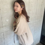 【予約商品 10月上旬お届け】ステッチニットワンピース