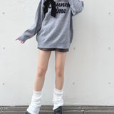 【予約商品 10月下旬お届け】リボンロゴジャガードニット