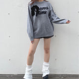 【予約商品 10月下旬お届け】リボンロゴジャガードニット