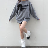 【予約商品 10月下旬お届け】リボンロゴジャガードニット