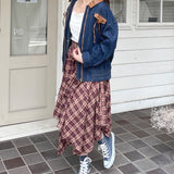 イレヘムチェックスカート