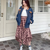イレヘムチェックスカート