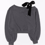 リボンワンショルトレーナー