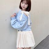 リボンワンショルトレーナー