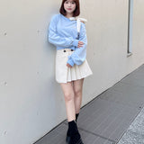 リボンワンショルトレーナー