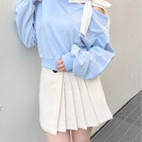 リボンワンショルトレーナー