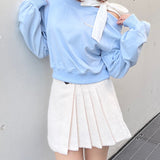 リボンワンショルトレーナー