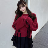 ショートステッチニット