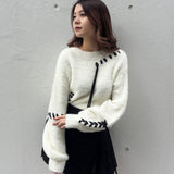 ショートステッチニット