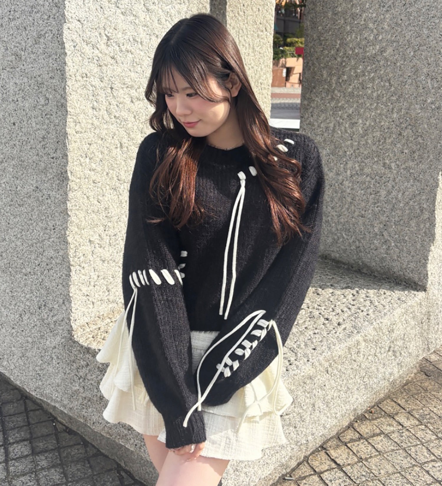 ショートステッチニット