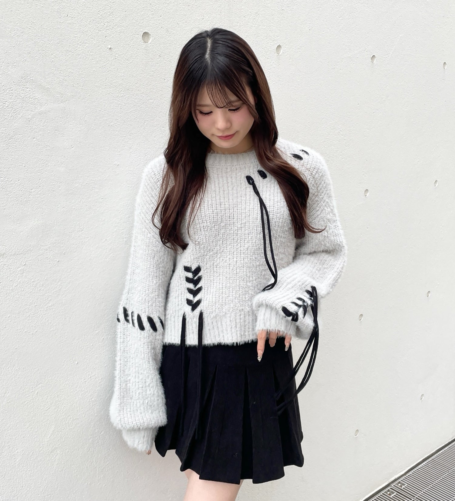 ショートステッチニット