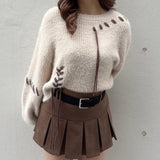 ショートステッチニット