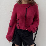 ショートステッチニット