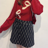 フェザーリボンロゴニット