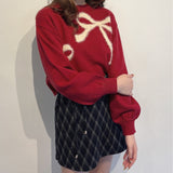 フェザーリボンロゴニット