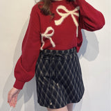 フェザーリボンロゴニット