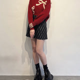 フェザーリボンロゴニット