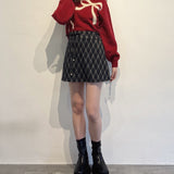 フェザーリボンロゴニット