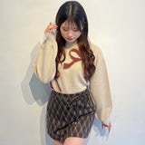 フェザーリボンロゴニット