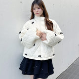 リボンまみれダウン