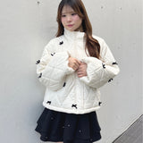 リボンまみれダウン