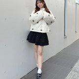 リボンまみれダウン