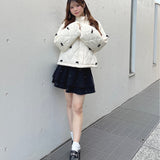 リボンまみれダウン