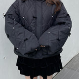 リボンまみれダウン