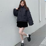 リボンまみれダウン