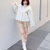 リボンまみれダウン