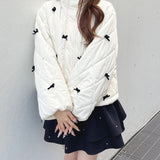 リボンまみれダウン