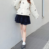 リボンまみれダウン