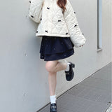 リボンまみれダウン