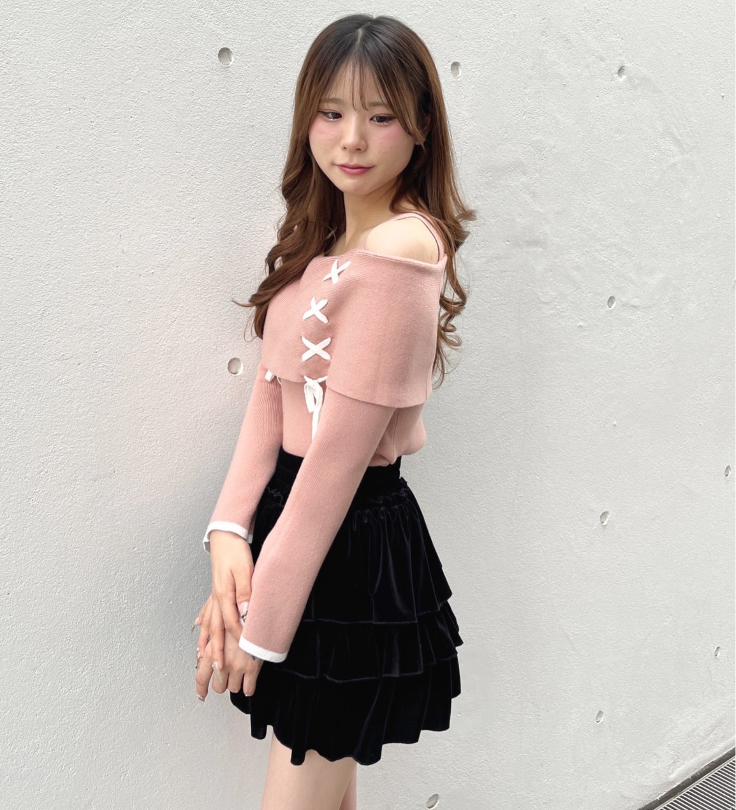 レーシングオフショルニット