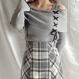 【予約商品 11月中旬お届け】レーシングオフショルニット
