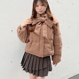 ボウタイダウンジャケット