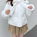 ボウタイダウンジャケット