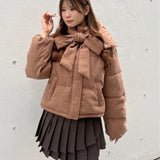 ボウタイダウンジャケット