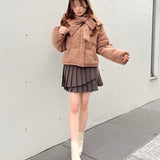 ボウタイダウンジャケット