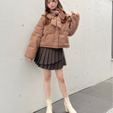 ボウタイダウンジャケット