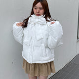 ボウタイダウンジャケット