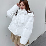 ボウタイダウンジャケット