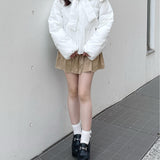 ボウタイダウンジャケット